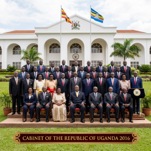 Uganda Cabinet of the Republic of Uganda 2016 group portrait